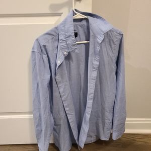 Blue h&m dress shirt medium